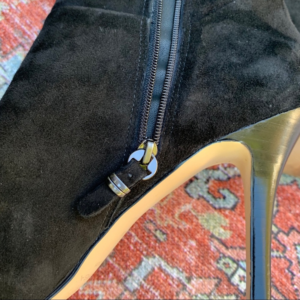 Via Spiga Josie Black Suede Boot - Picture 14 of 14